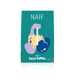 NAIF Bomba do koupele limetka & černý rybíz 3x40 g