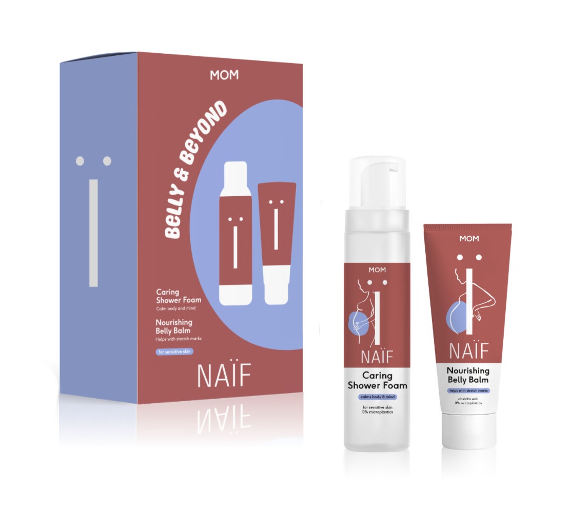 NAIF Dárková sada kosmetiky pro těhotné 2 ks