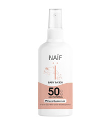NAIF Ochranný sprej na opalování pro děti a miminka SPF50 100 ml