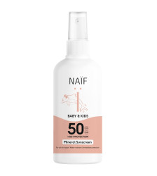 NAIF Ochranný sprej na opalování pro děti a miminka SPF50 175 ml