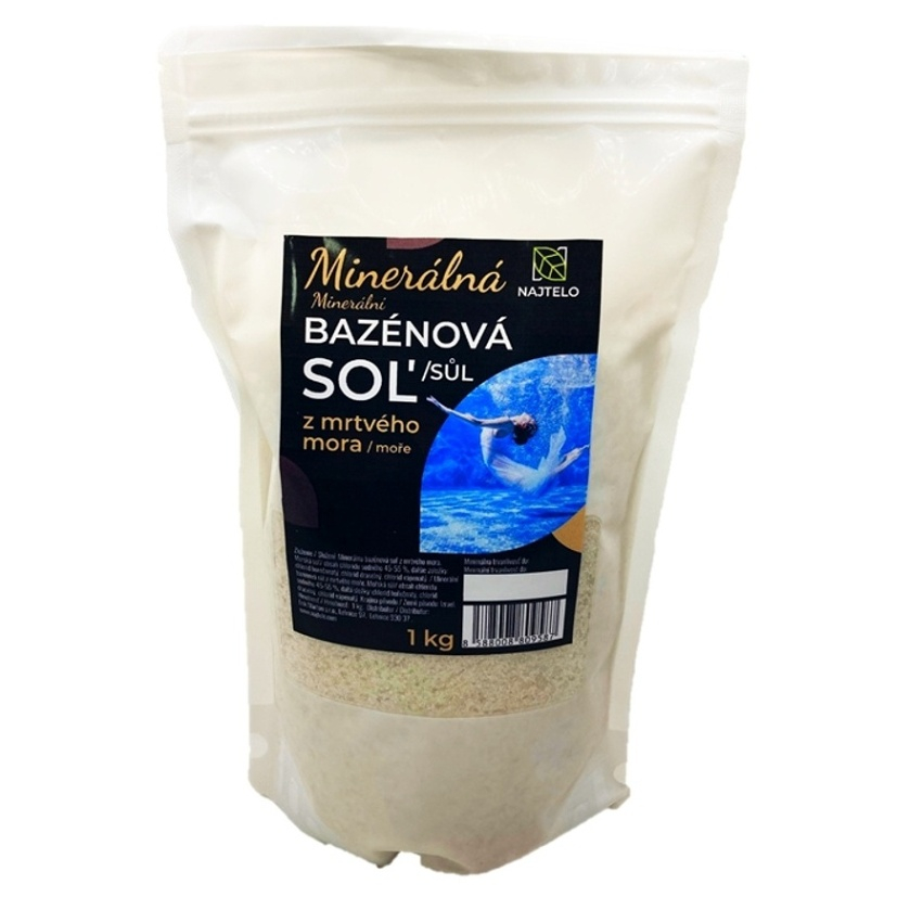 NAJTELO Bazénová minerální sůl z Mrtvého moře 1kg
