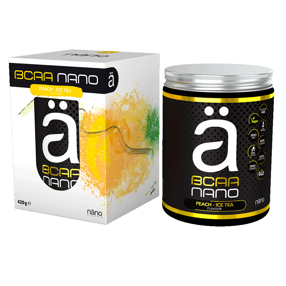 Näno Supps BCAA Nano 420g - broskvový ledový čaj