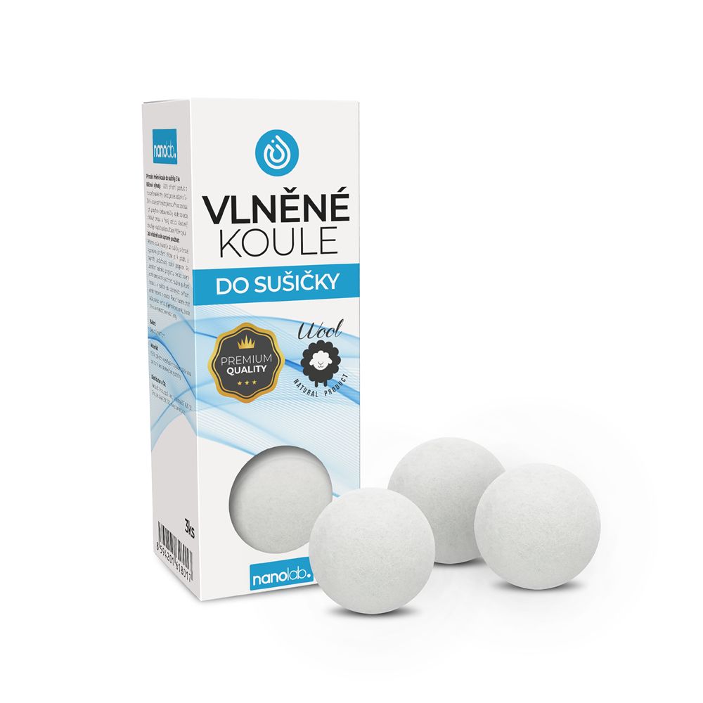 Nanolab Vlněné koule do sušičky 3 ks