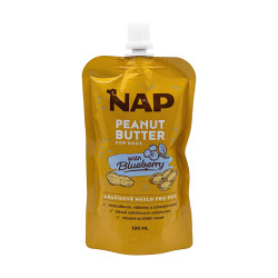NAP Arašídové máslo pro psy borůvka 120 g