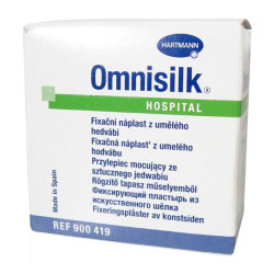 Náplast Omnisilk bílé hedvábí 2.5cmx9.2m/1ks
