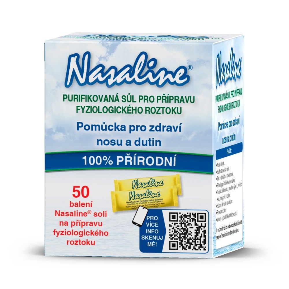 Nasaline Sůl pro přípravu fyziologického roztoku 50 ks