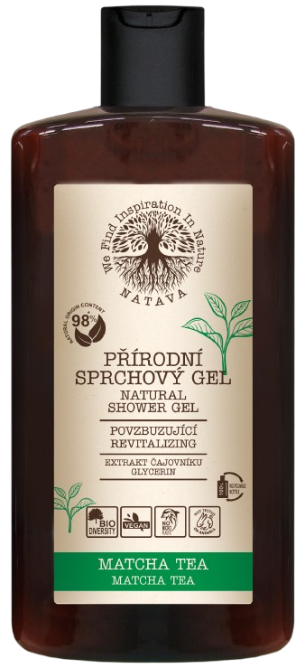 NATAVA Sprchový gel Matcha Tea 250 ml