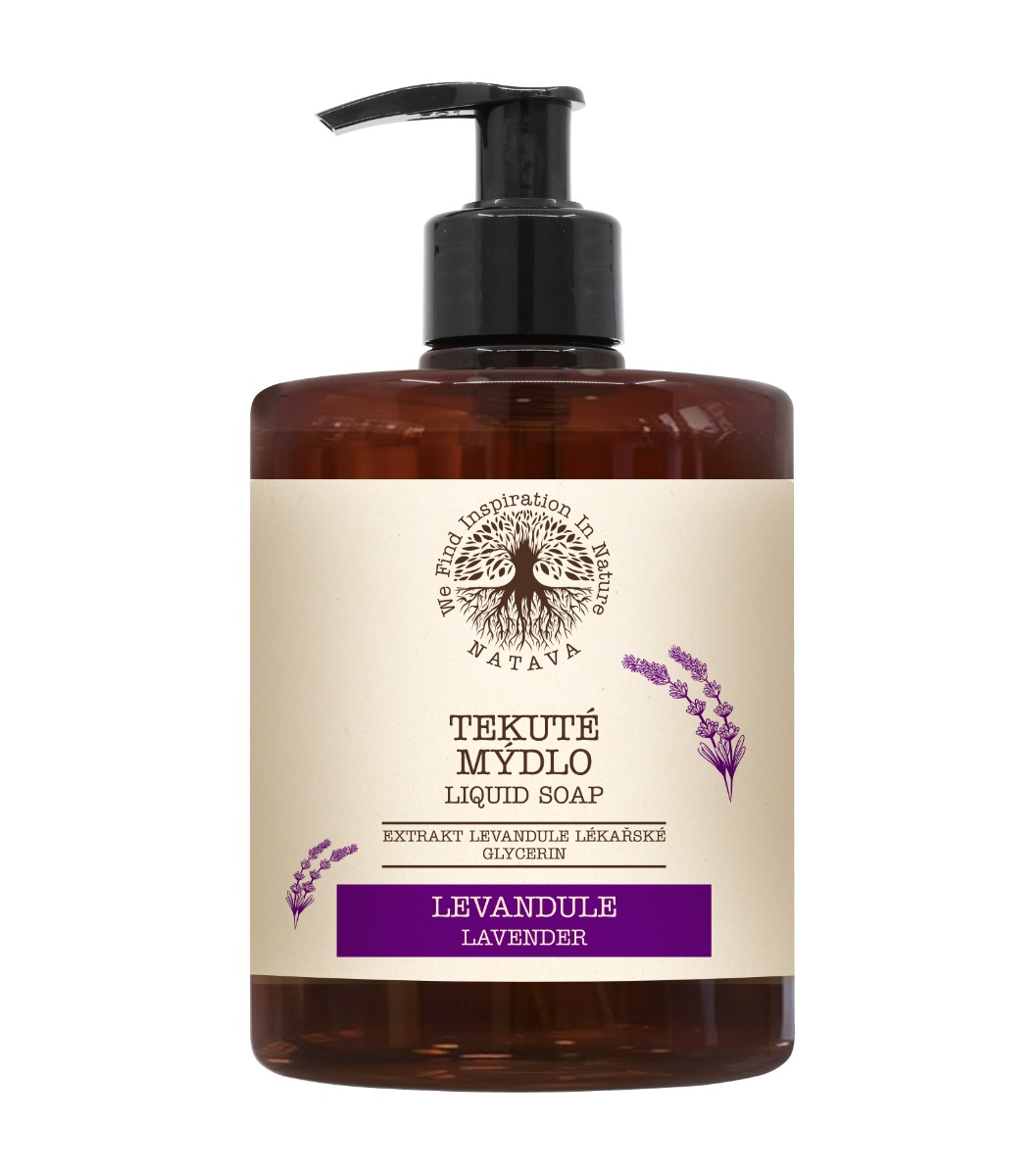 Natava Tekuté mýdlo Levandule 500 ml
