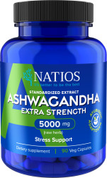 NATIOS Standardized Extract Ashwagandha Extra Strenght 5000 mg 90 kapslí