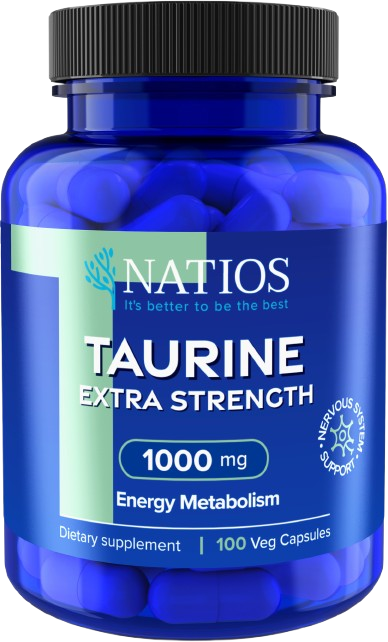 NATIOS Taurine Extra Strength 1000 mg 100 kapslí