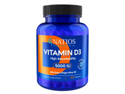 NATIOS Vitamin D3 High Absorbability 5000 IU 250 kapslí