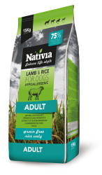Nativia Lamb&Rice Adult 15 kg