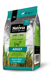 Nativia Lamb&Rice Adult 3 kg