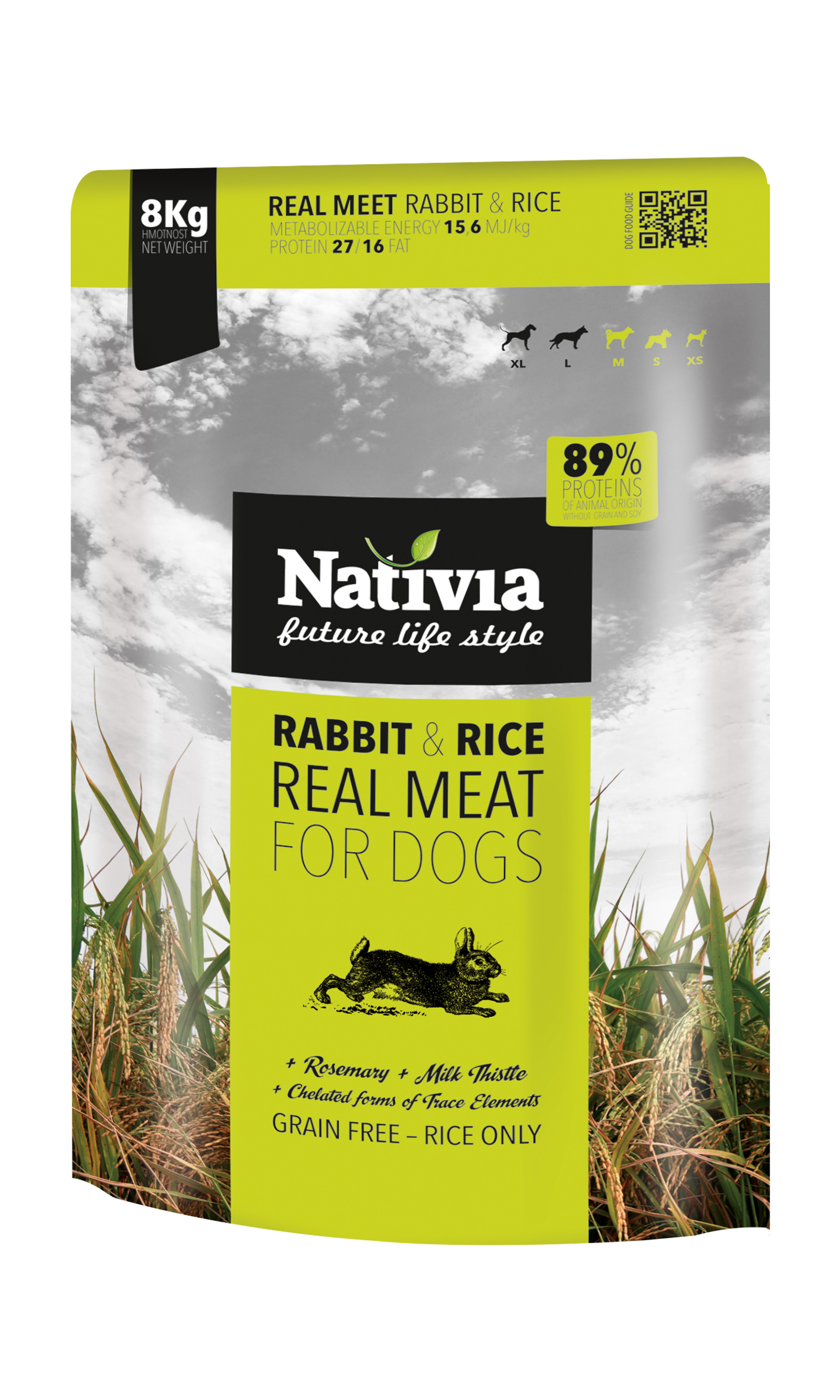 Nativia Real Meat rabbit 8 kg
