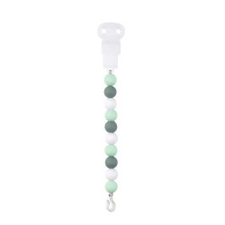 Nattou Klip silikonový mint-white bez BPA
