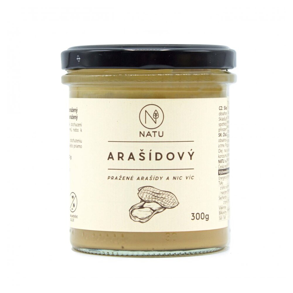 NATU Arašídový krém pražený 300 g