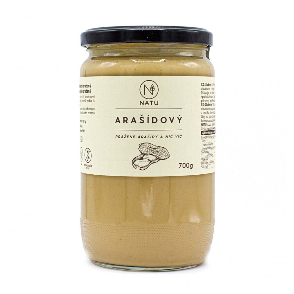 NATU Arašídový krém pražený 700 g