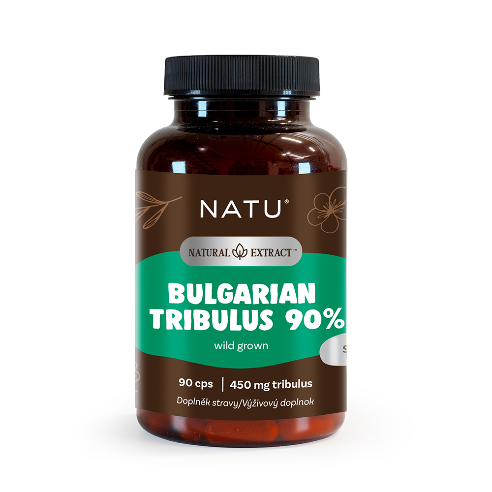 NATU Bulharský kotvičník (Tribulus) extrakt 90 % 90 kapslí