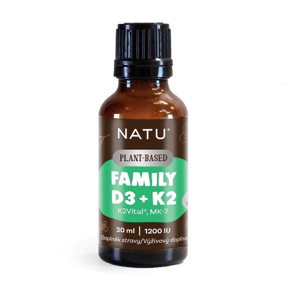 NATU Family Vitamin D3+K2 30 ml