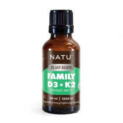 NATU Family Vitamin D3+K2 30 ml