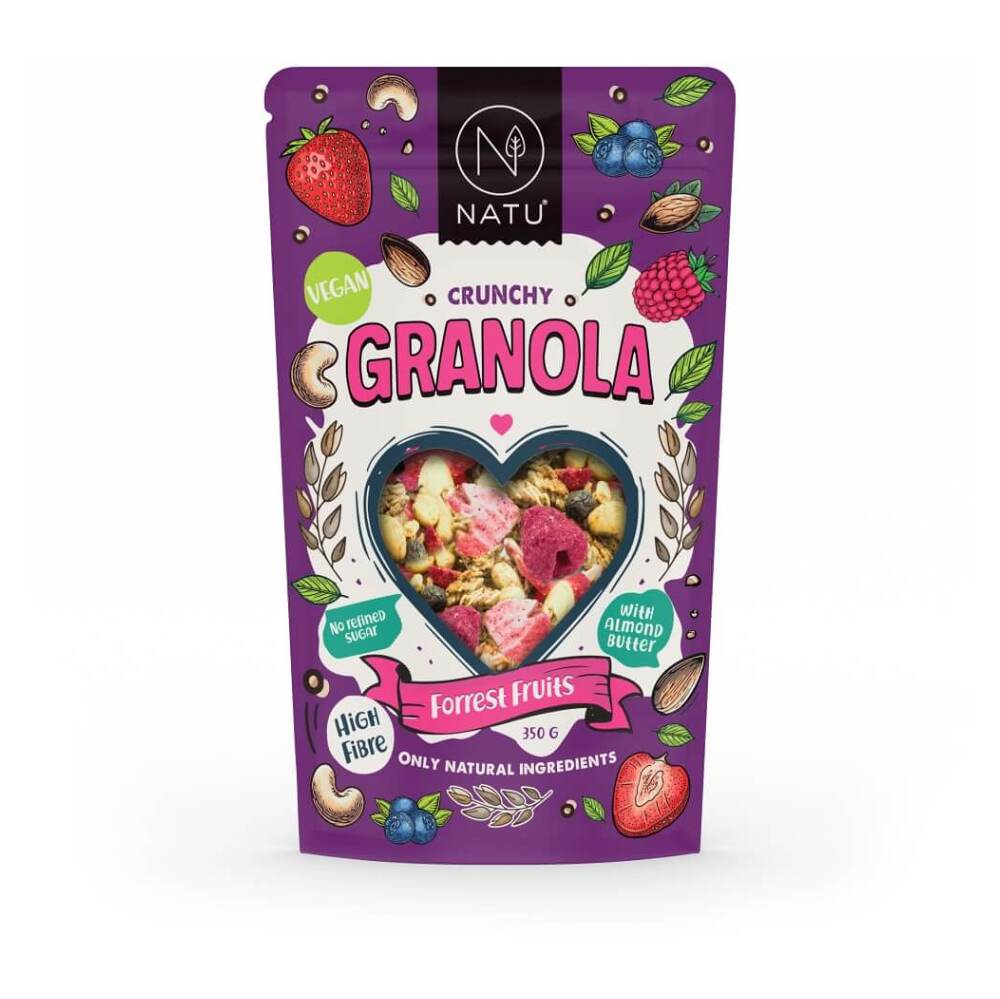 NATU Granola Lesní plody 350 g