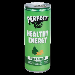 NATU Healthy Matcha Energy Drink hruška a zázvor 250 ml