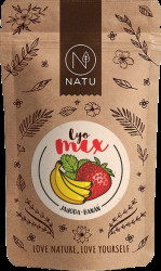 NATU Lyo mix jahoda a banán 40 g