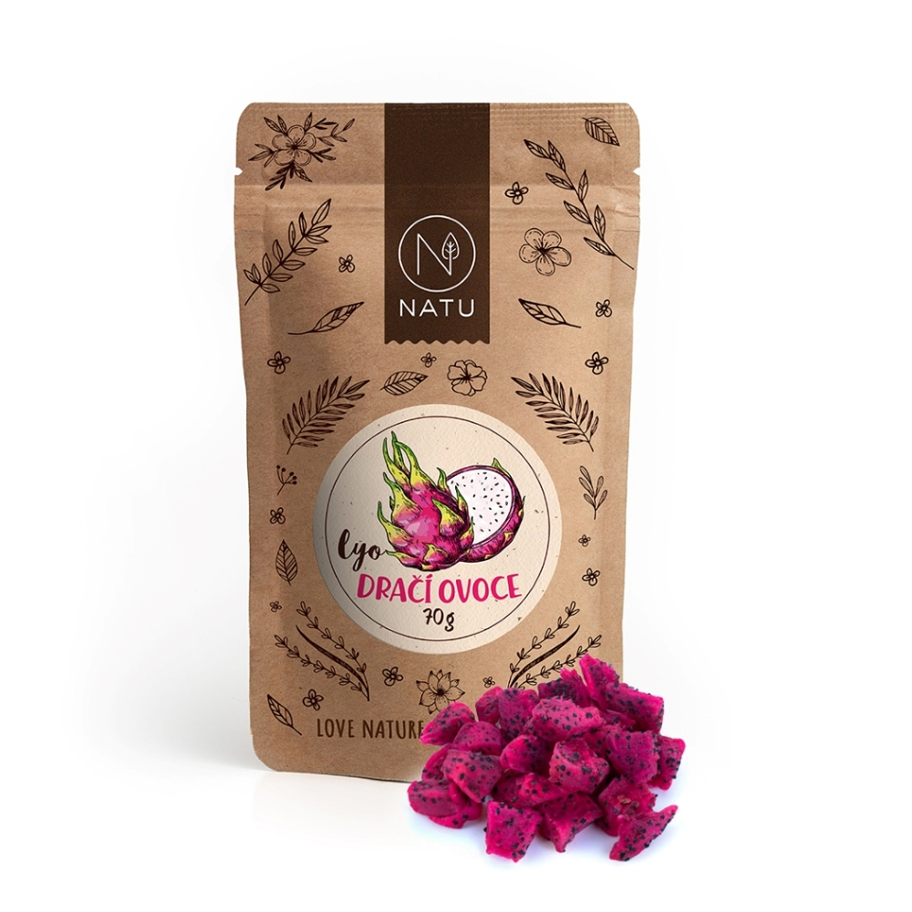 NATU Lyofilizované dračí ovoce 70 g