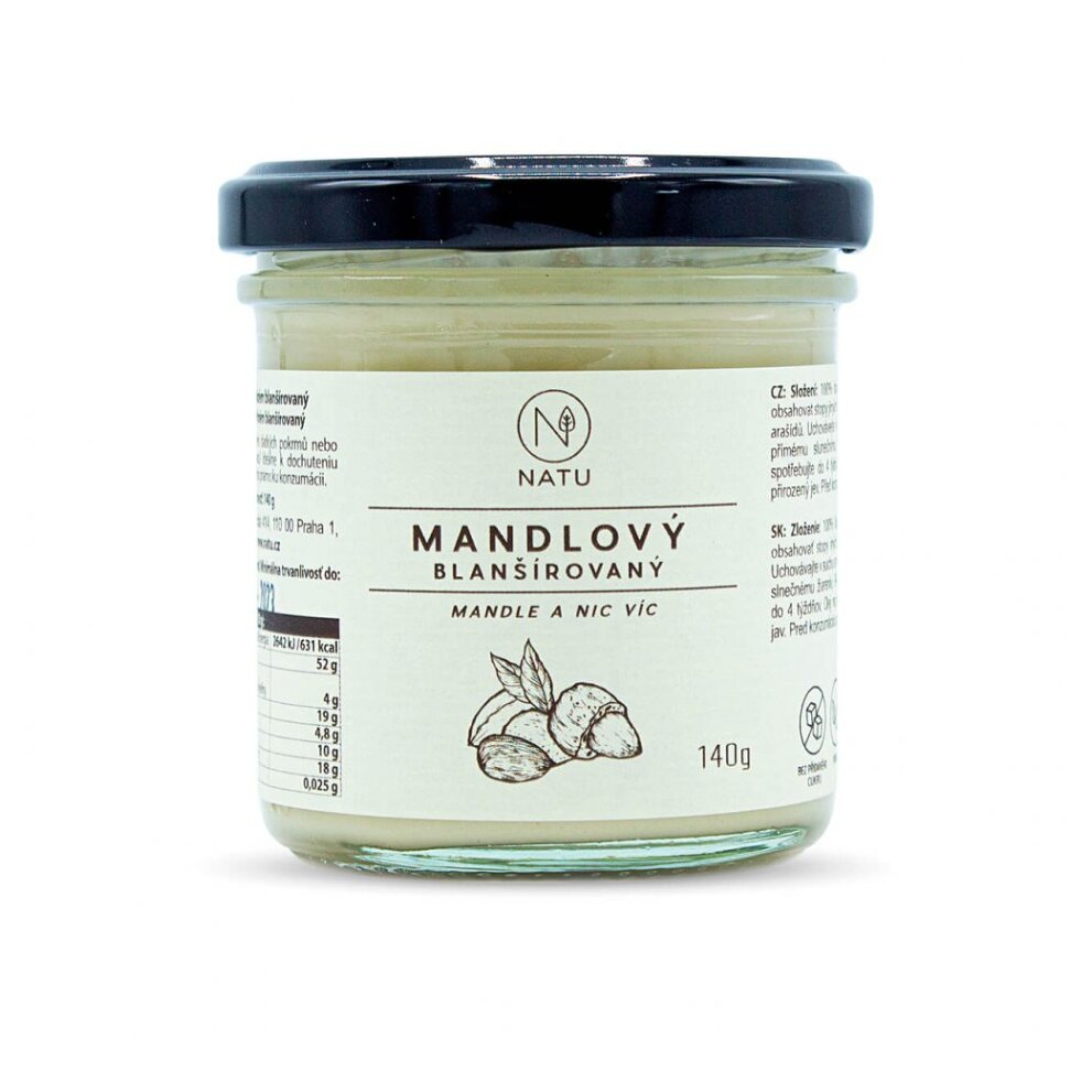 NATU Mandlový krém blanšírovaný 140 g