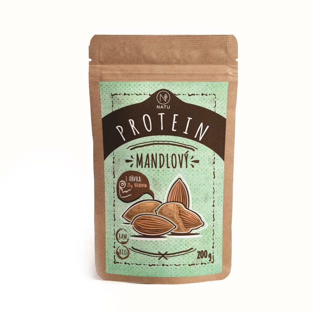 NATU Mandlový protein BIO 200 g