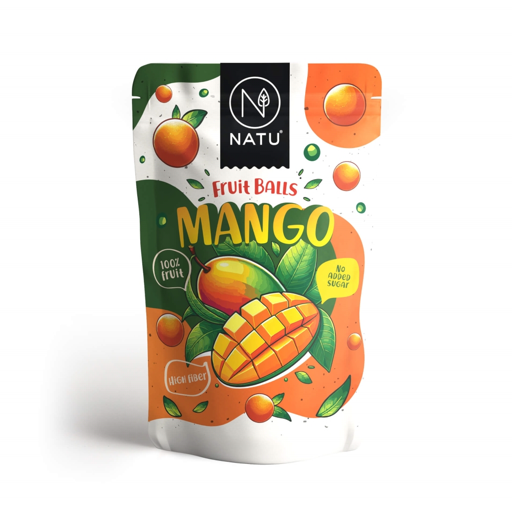 NATU Ovocné kuličky mangové 90 g