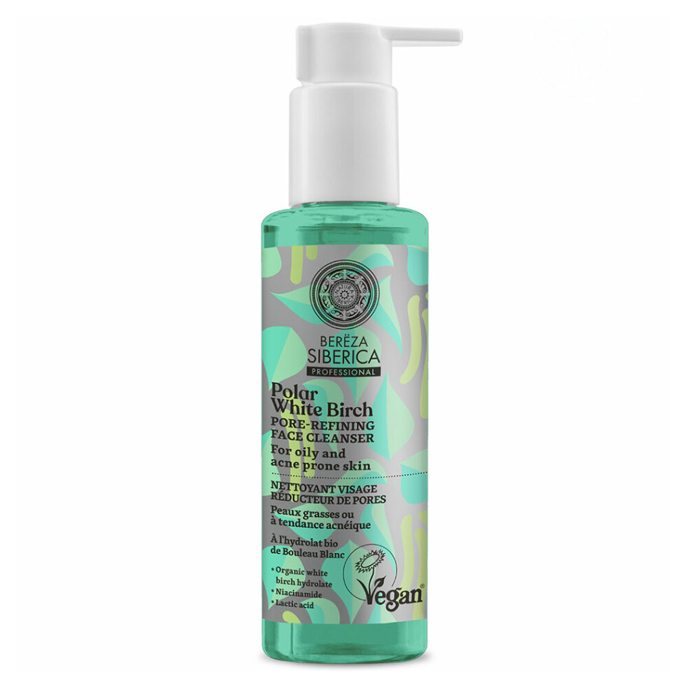 NATURA SIBERICA Bereza Siberica Čisticí gel pro zmenšení pórů 145 ml