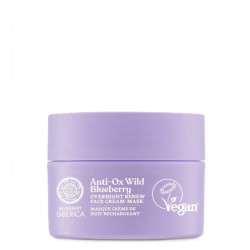 NATURA SIBERICA Blueberry Siberica Noční obnovující pleťová krémová maska 50 ml
