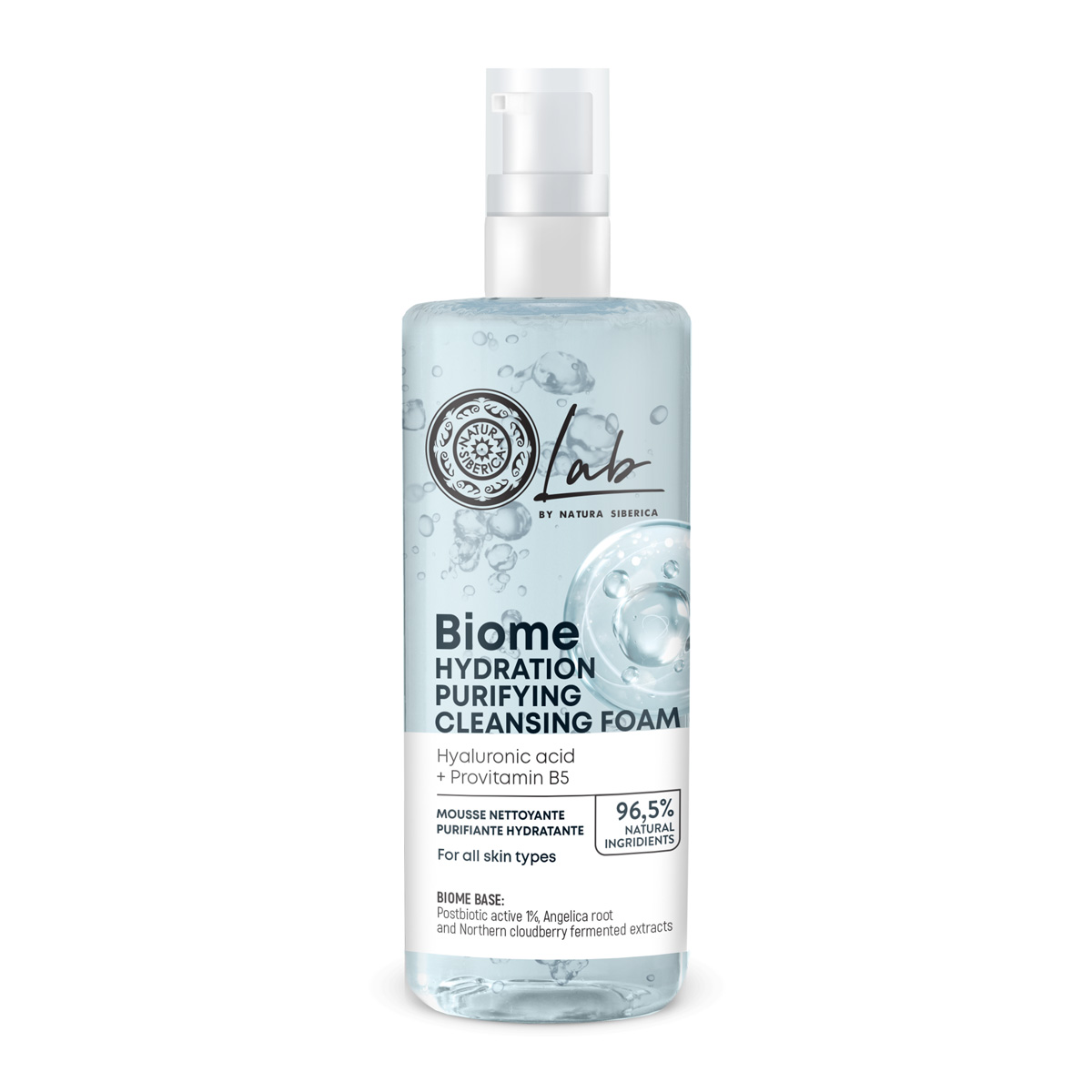 Natura Siberica Lab Biome Hydration Čisticí pěna na obličej 200 ml