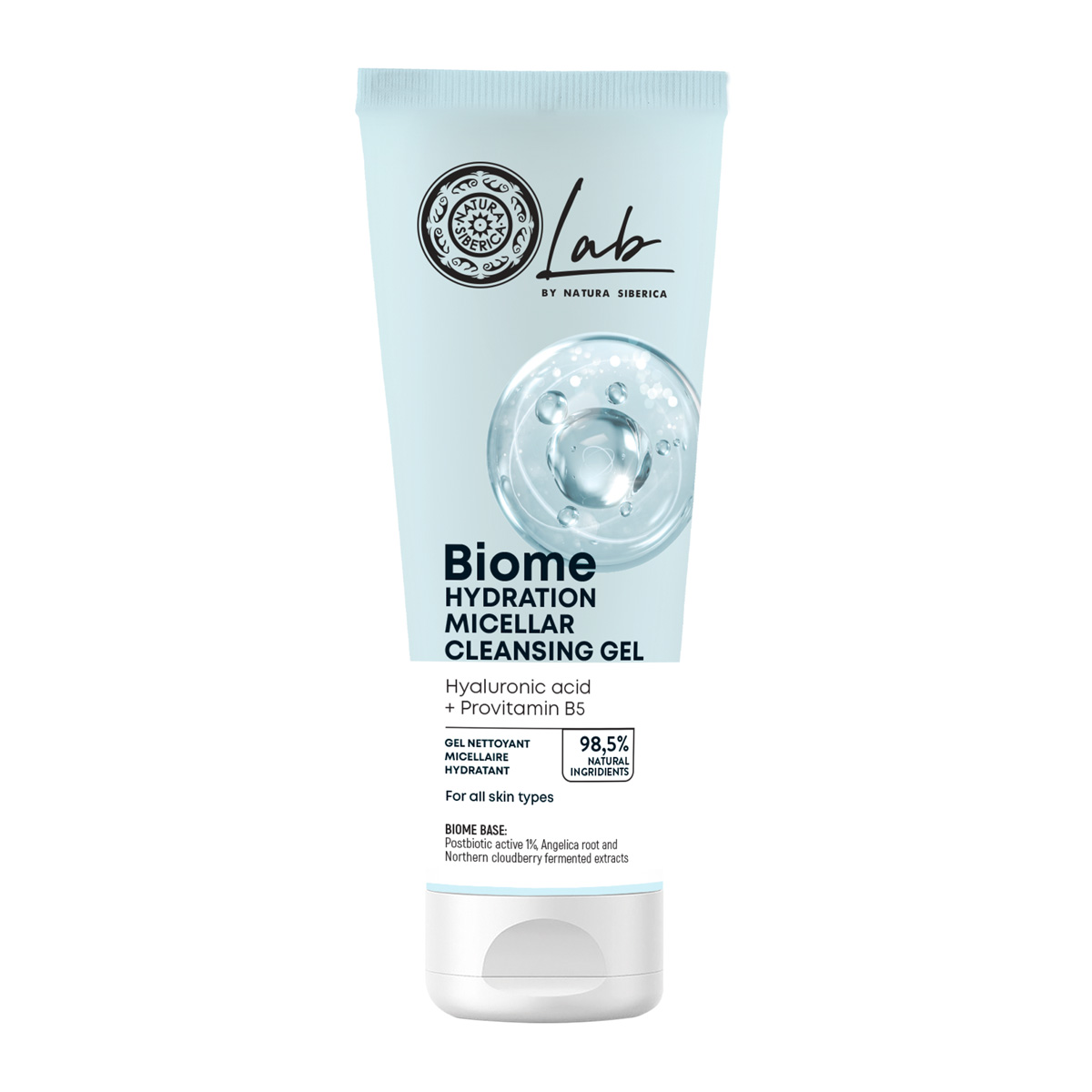 Natura Siberica Lab Biome Hydration Micelární čisticí gel 140 ml