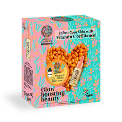 Natura Siberica Oblepikha C-Berrica Glow Boosting Beauty pleťový set 2 ks