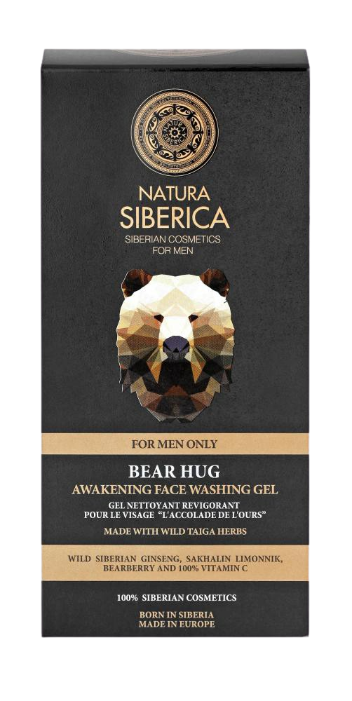 NATURA SIBERICA Povzbuzující čisticí pleťový gel Objetí medvěda 150 ml