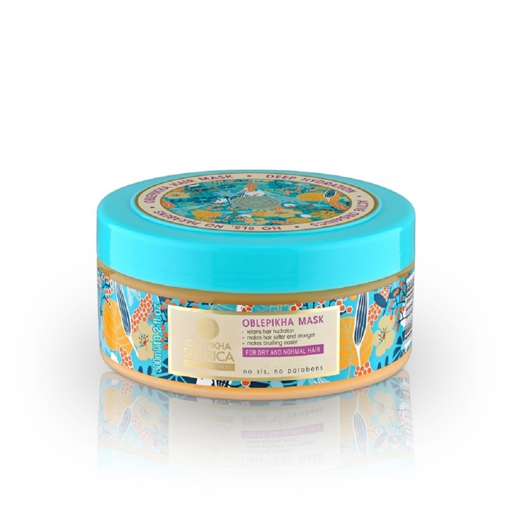 NATURA SIBERICA Rakytníková maska pro suché a normální vlasy 300 ml