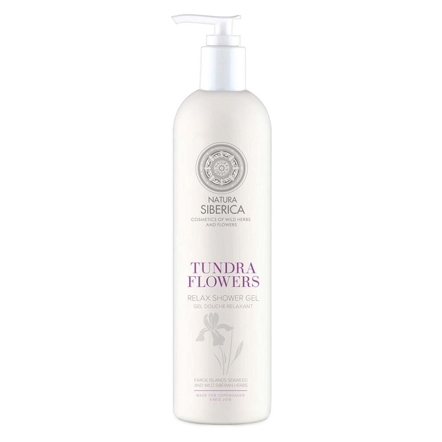 NATURA SIBERICA Relaxační sprchový gel Květiny tundry 400 ml