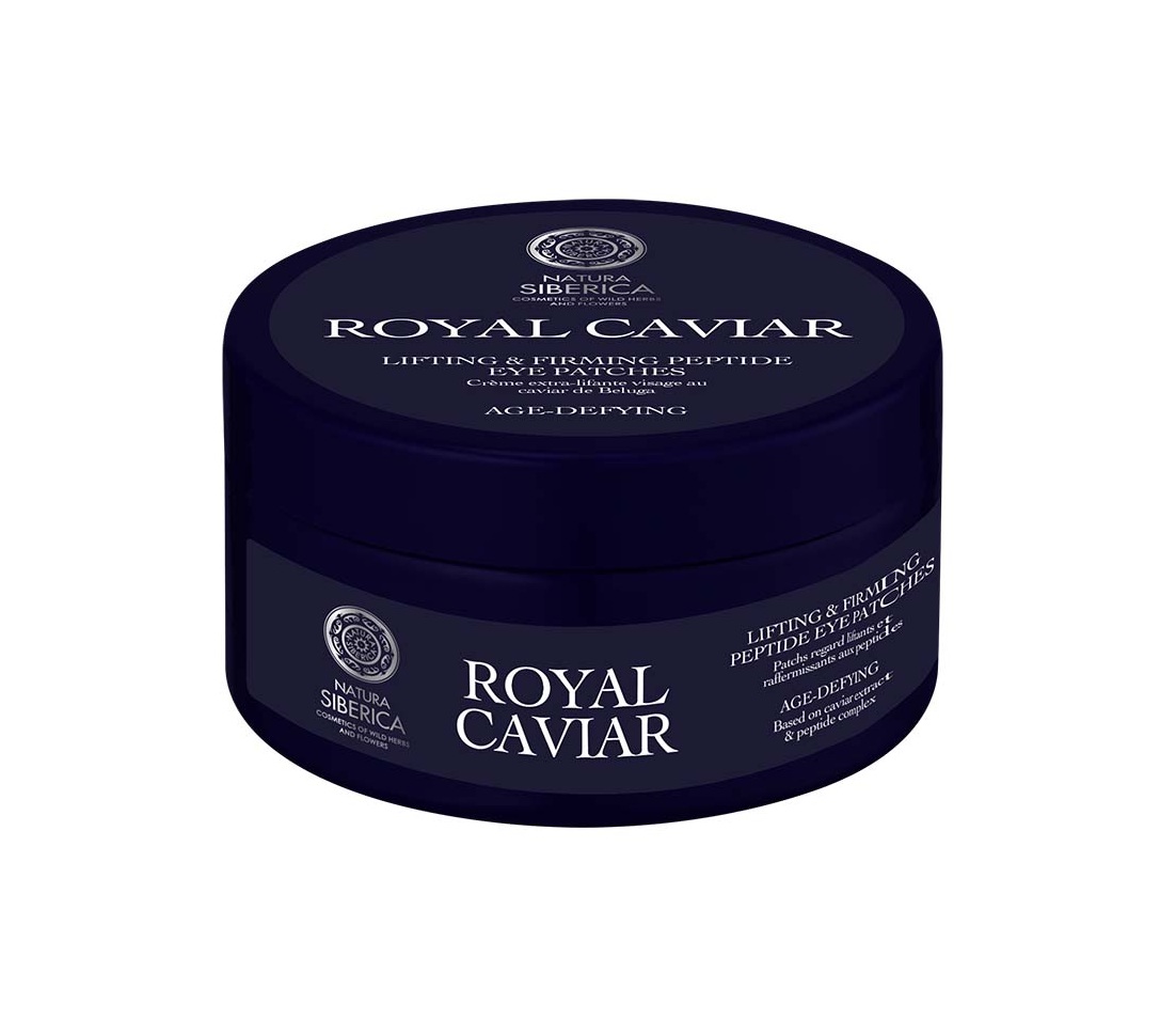 Natura Siberica Royal Caviar Peptidové polštářky pod oči 60 ks