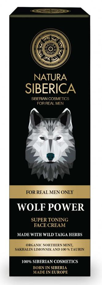 NATURA SIBERICA Super tonizující krém na obličej Síla vlka 50 ml