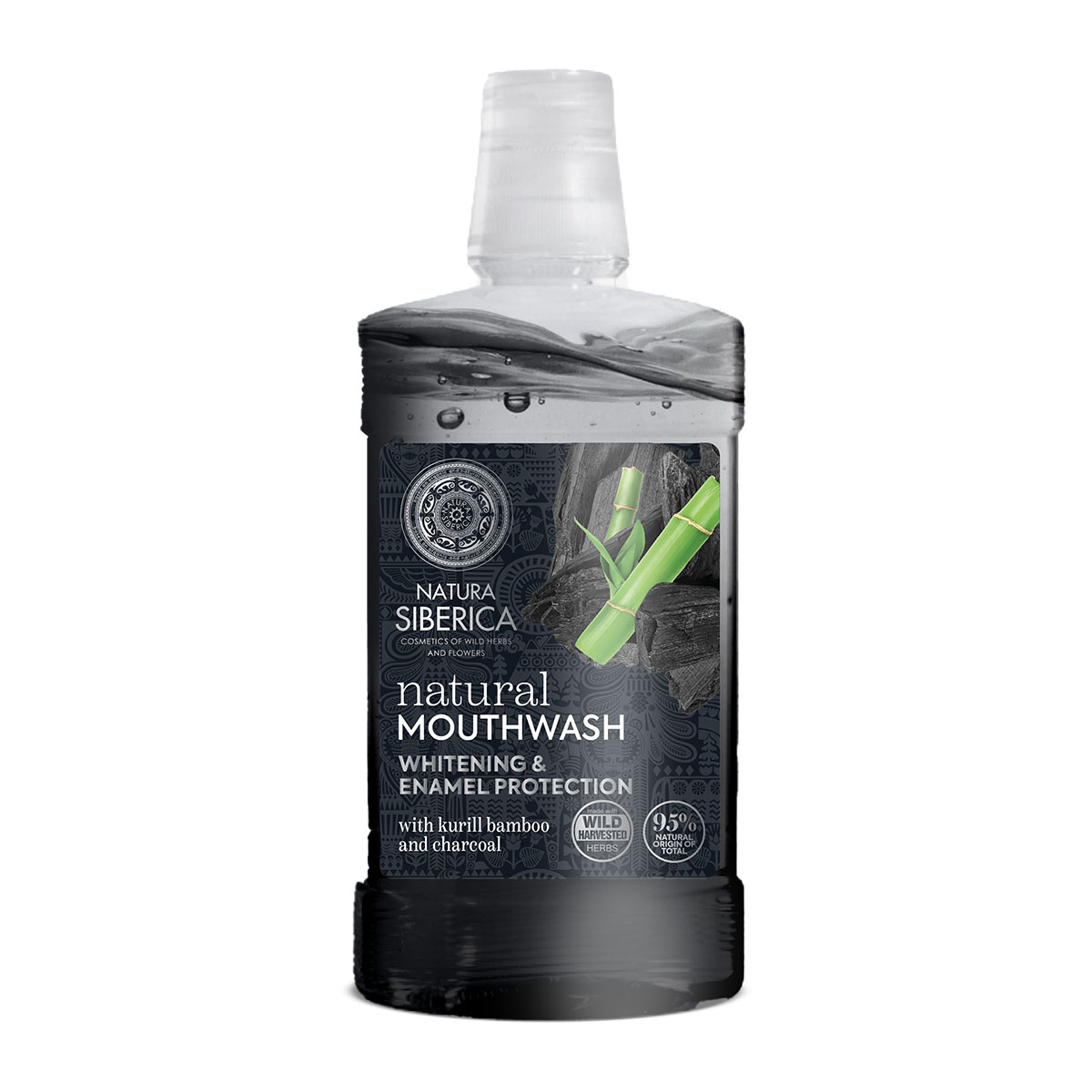 Natura Siberica Ústní voda Bambusové uhlí 520 ml