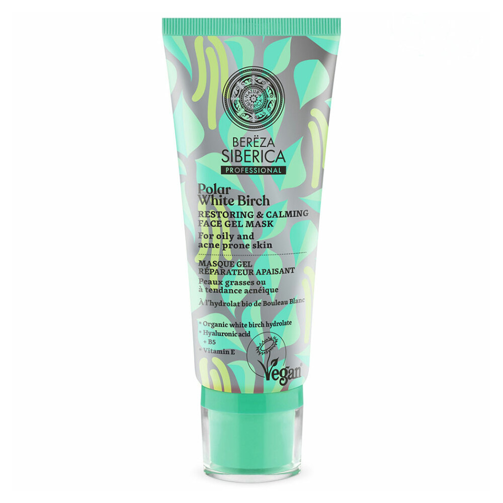NATURAL SIBERICA Bereza Siberica Obnovující a zklidňující pleťová gelová maska 100 ml