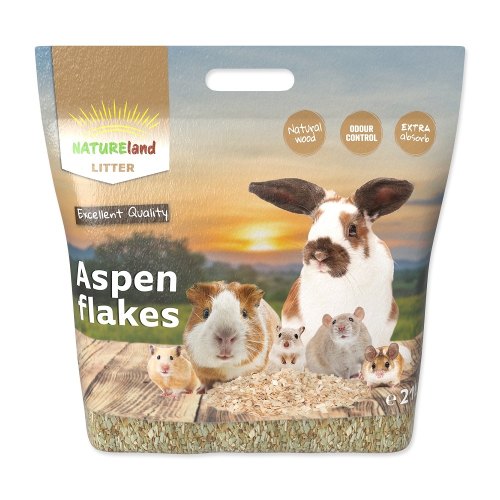 Nature Land Podestýlka osikové lupínky 21 l