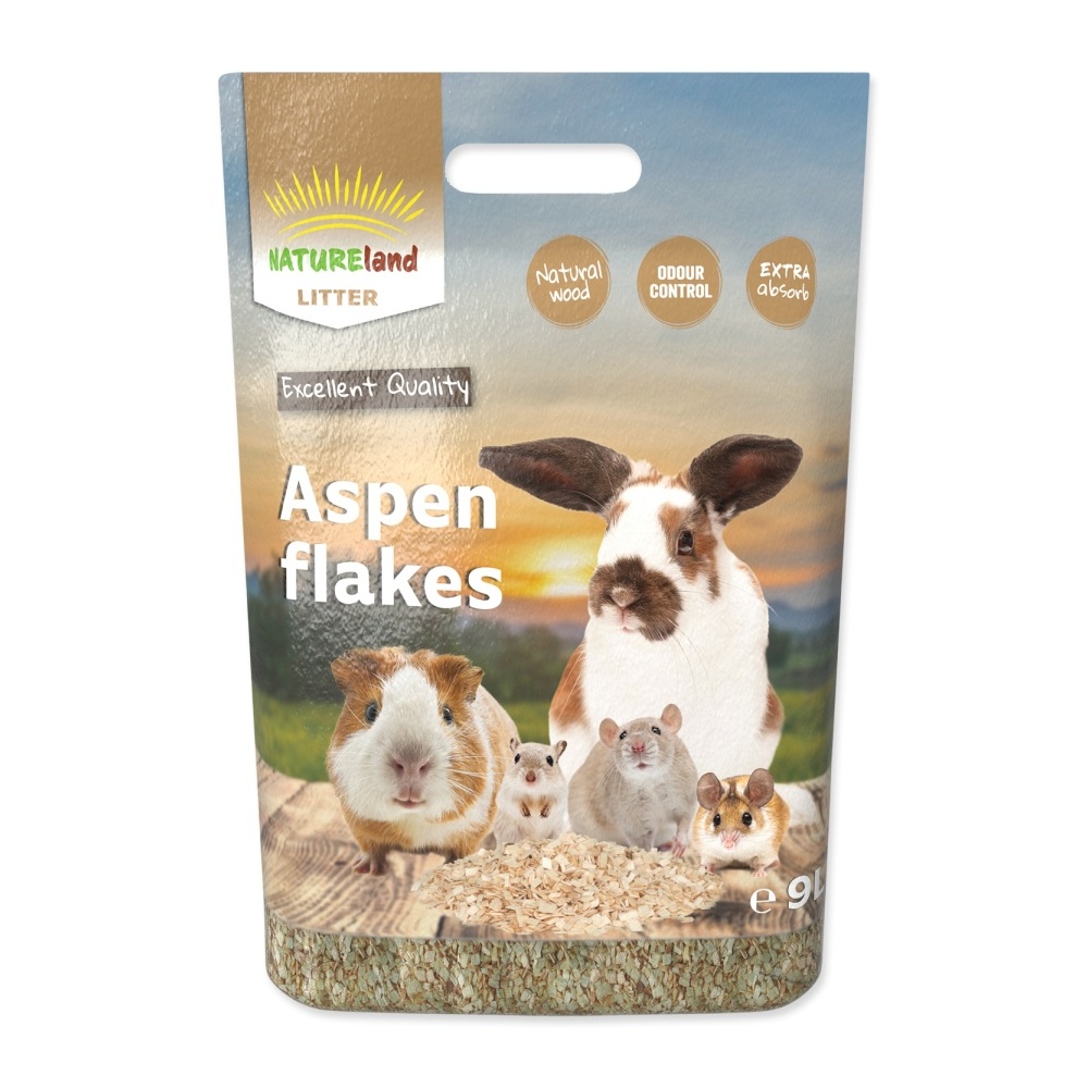 Nature Land Podestýlka osikové lupínky 9 l