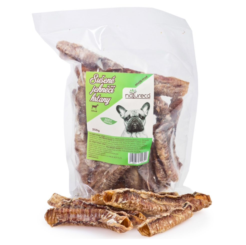 NATURECA Jehněčí hrtany sušené 250 g