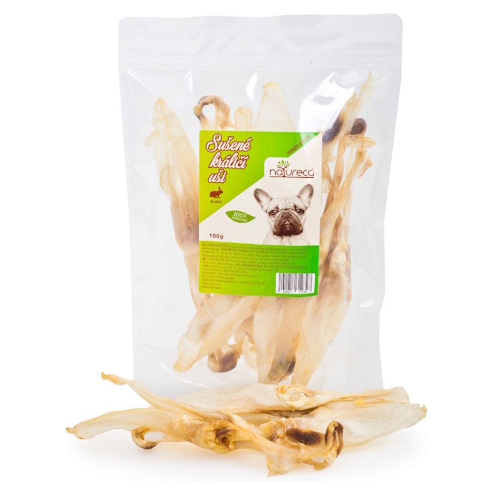 NATURECA Králičí uši sušené 100 g
