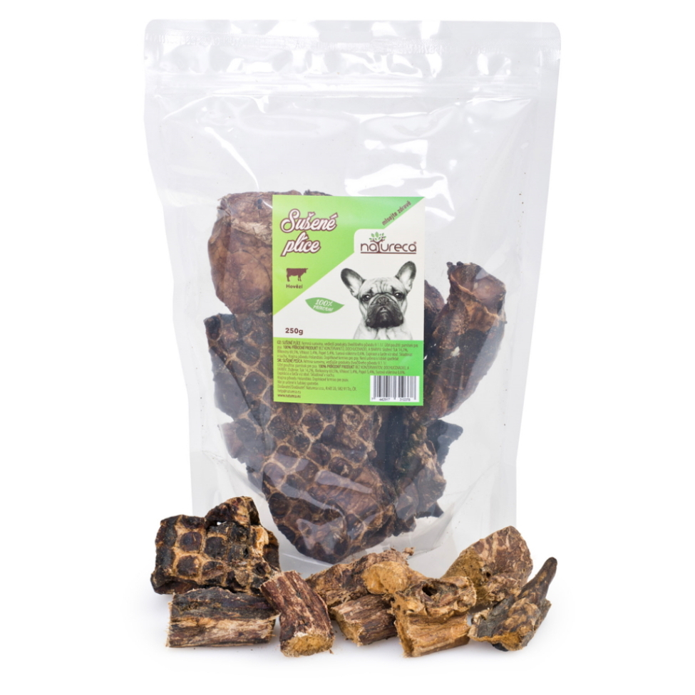 NATURECA Pochoutka hovězí plíce sušené 250 g