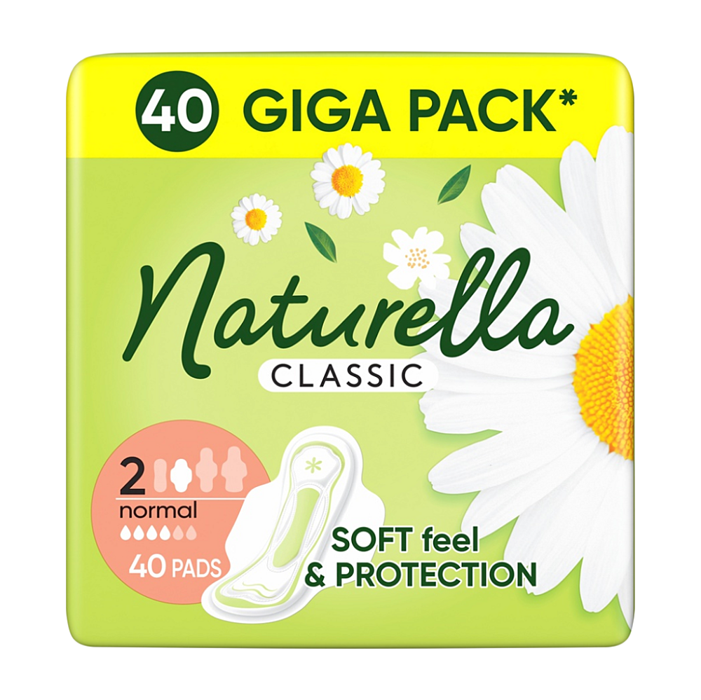 NATURELLA Classic Hygienické vložky Normal 40 kusů