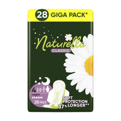 NATURELLA Classic Night Hygienické vložky s křidélky 28 kusů